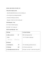 Giáo án toán lớp 1 - BÀI TOÁN CÓ LỜI VĂN pot