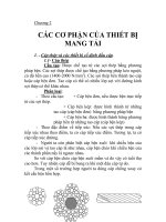 bài giảng môn học máy nâng chuyển, chương 2 potx