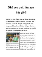 Nhớ con quá, làm sao bây giờ? pps