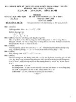 Tong hop de thi L10(HÀ NAM  –  AN GIANG – BÌNH ĐỊNH )