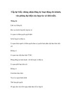 Cấp lại Giấy chứng nhận đăng ký hoạt động chi nhánh, văn phòng đại diện của hợp tác xã (khi mất) pdf