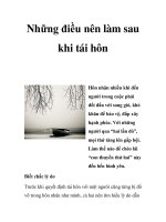 Những điều nên làm sau khi tái hôn pdf