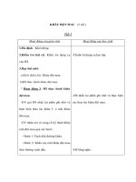 Kỹ thuật lớp 4 - KHÂU ĐỘT MAU ( Tiết 2 ) docx