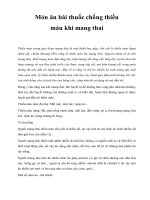 Món ăn bài thuốc chống thiếu máu khi mang thai docx