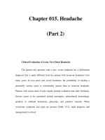 Chapter 015. Headache (Part 2) doc
