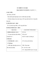 TỰ NHIÊN VÀ XÃ HỘI - HOẠT ĐỘNG TUẦN HOÀN doc