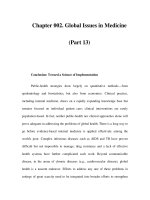 Chapter 002. Global Issues in Medicine (Part 13) ppt