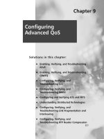 administering cisco qos ip networks - chapter 9