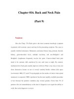 Chapter 016. Back and Neck Pain (Part 9) docx