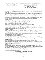 Đề+Đáp án Hóa HSG 10 cấp trường (09.010)