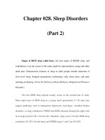 Chapter 028. Sleep Disorders (Part 2) pps