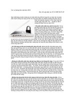 Các xu hướng bảo mật năm 2010 ppt