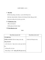 Kỹ thuật lớp 4 - LẮP CÁI ĐU (2 tiết ) docx