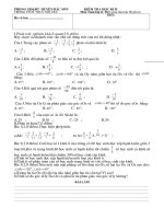 ĐỀ THI HỌC KÌ II TOÁN 6