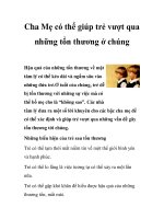 Cha Mẹ có thể giúp trẻ vượt qua những tổn thương ở chúng potx