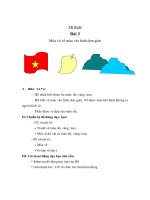 Giáo án Mỹ thuật lớp 1 - Màu và vẽ màu vào hình đơn giản ppsx