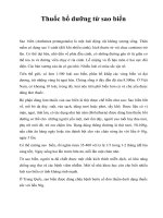 Thuốc bổ dưỡng từ sao biển ppsx