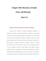 Chapter 030. Disorders of Smell, Taste, and Hearing (Part 11) ppsx
