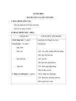 Giáo án Tiếng Việt 3 - LUYỆN ĐỌC - NGƯỜI CON CỦA TÂY NGUYÊN doc