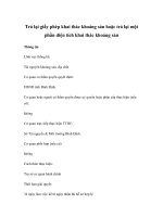 Trả lại giấy phép khai thác khoáng sản hoặc trả lại một phần diện tích khai thác khoáng sản ppt