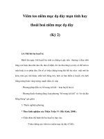 Viêm teo niêm mạc dạ dày mạn tính hay thoái hoá niêm mạc dạ dày (Kỳ 2) ppt