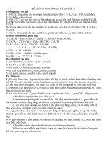 DE CUONG ON THI HK2 MON HOA LOP 11