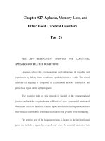 Chapter 027. Aphasia, Memory Loss, and Other Focal Cerebral Disorders (Part 2) pptx