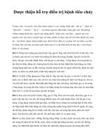 Dược thiện hỗ trợ điều trị bệnh tiêu chảy pdf