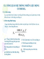 Tổng quan hệ thống nhiên liệu động cơ Diezel ppt