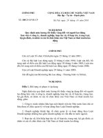 Nghị định Số: 108/2010/NĐ-CP của Chính phủ doc