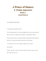 A Prince of Sinners E. Phillips Oppenheim BOOK 1 CHAPTER 14 pdf