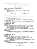 Đề thi và đáp án thi HKII môn Toán 12 của Tỉnh Đồng Tháp