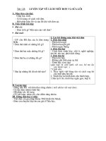 Tiết 128: Luyện tập về cách viết đơn và sửa lỗi