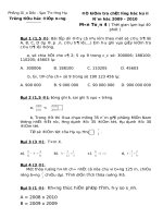 đề thi toán cuối kì 2 - lớp 4