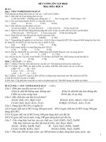 Đề cương ôn tập Hóa lớp 8