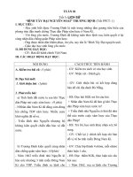 Giáo án Lịch sử Lớp 5 (Tuần 3-11)