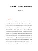 Chapter 026. Confusion and Delirium (Part 2) potx