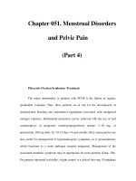 Chapter 051. Menstrual Disorders and Pelvic Pain (Part 4) potx