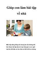 Giúp con làm bài tập về nhà potx