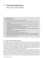 Basic Mathematics for Economists - Rosser - Chapter 7 pps