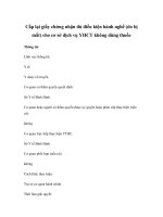 Cấp lại giấy chứng nhận đủ điều kiện hành nghề (do bị mất) cho cơ sở dịch vụ YHCT không dùng thuốc pot