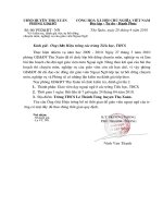 Công văn về kiểm tra GV ngoại ngữ lần 2