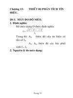 bài giảng kỹ thuật đo điện- điện tử, chương 15 ppt