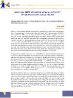 Tối ưu hóa sử dụng dòng điện phần cảm tại xưởng cán để giảm thiểu điện năng tiêu thụ pps