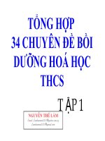 chuyên đề bồi dưỡng hóa9