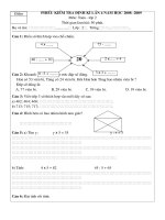 Toán 2- KTcuối kì 2 (08-09)