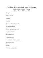 Cấp chứng chỉ kỹ sư định giá hạng 1 (trường hợp cấp thẳng không qua hạng 2) doc