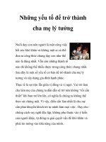 Những yếu tố để trở thành cha mẹ lý tưởng pdf