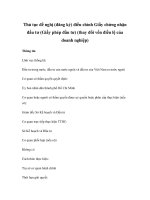 Thủ tục đề nghị (đăng ký) điều chỉnh Giấy chứng nhận đầu tư (Giấy phép đầu tư) (thay đổi vốn điều lệ của doanh nghiệp) ppsx