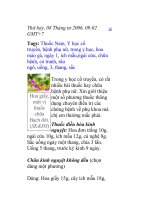 Thuốc Nam chữa bệnh phụ nữ pptx